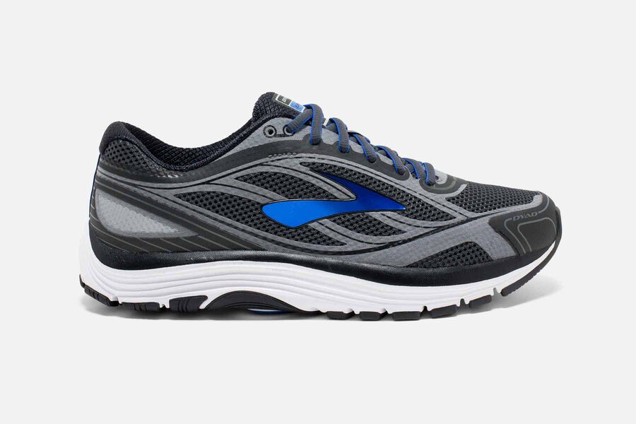 Brooks Dyad 9 Mens Australia - Road Running Shoes - Grey/Blue (257-ITDYX)